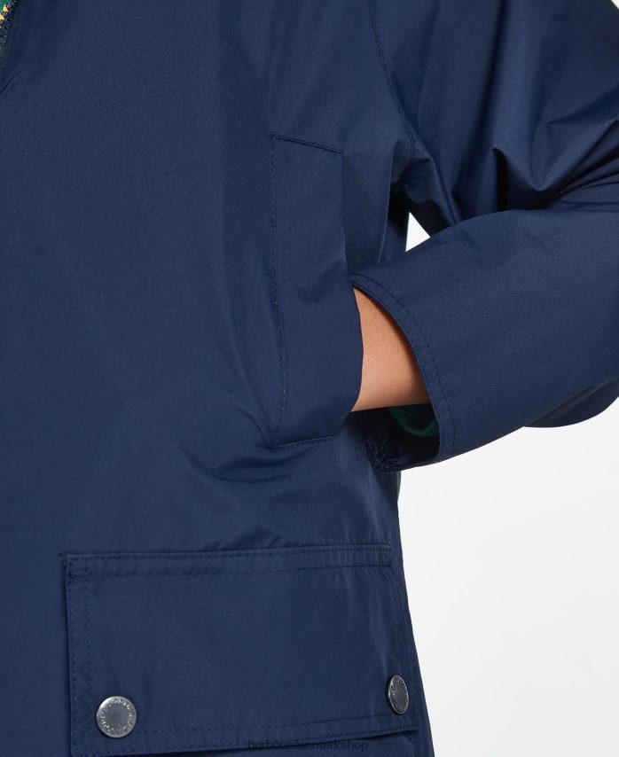 klassisk flåde Domus brusetæt jakke med hætte BR2BR22490 drenge Barbour tøj