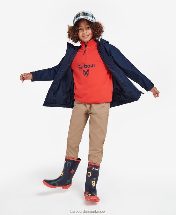 okker cromar brusetæt jakke BR2BR22492 drenge Barbour tøj