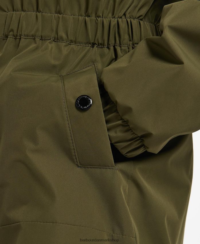 palmer grøn rein longline brusetæt jakke BR2BR22560 piger Barbour tøj