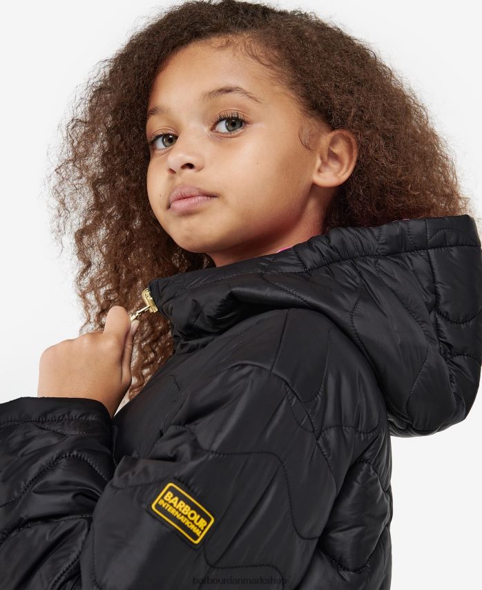 blåregn/palmergrøn fenway vendbar quiltet jakke BR2BR22550 piger Barbour tøj