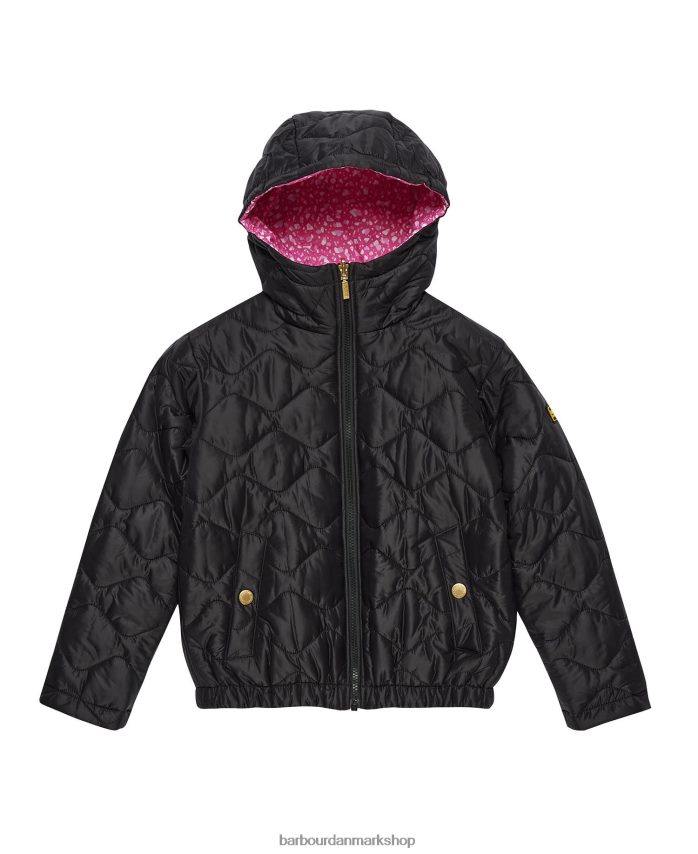 blåregn/palmergrøn fenway vendbar quiltet jakke BR2BR22550 piger Barbour tøj