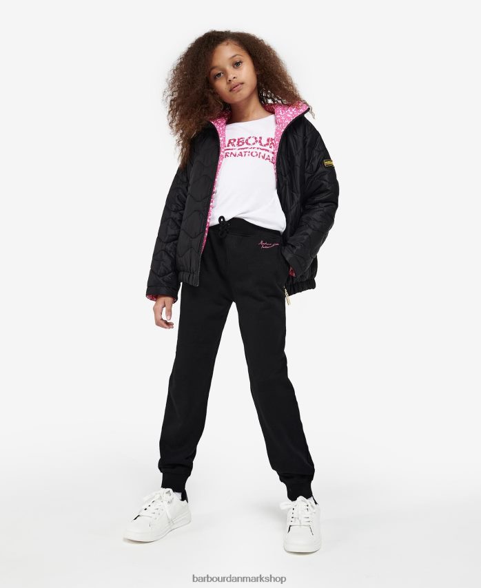 blåregn/palmergrøn fenway vendbar quiltet jakke BR2BR22550 piger Barbour tøj