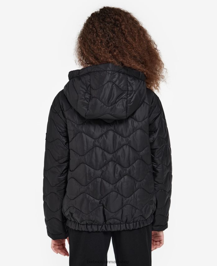 blåregn/palmergrøn fenway vendbar quiltet jakke BR2BR22550 piger Barbour tøj