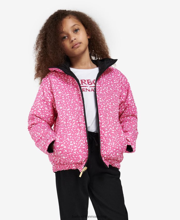 blåregn/palmergrøn fenway vendbar quiltet jakke BR2BR22550 piger Barbour tøj