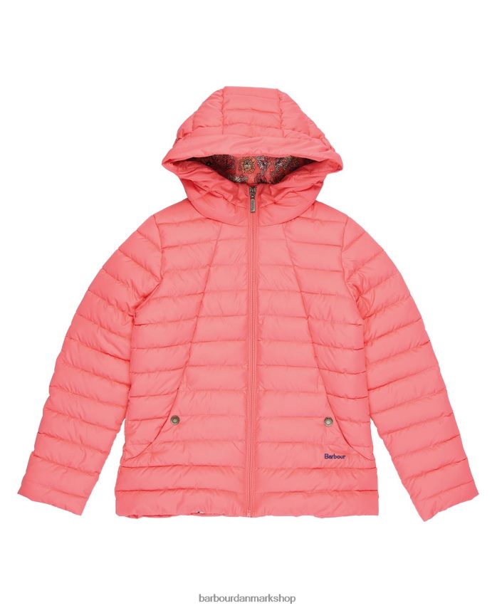 pink punch/retro blomstret coraline quiltet jakke BR2BR22546 piger Barbour tøj