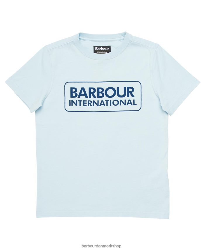 grå mergel essentiel logo t-shirt BR2BR22537 drenge Barbour tøj
