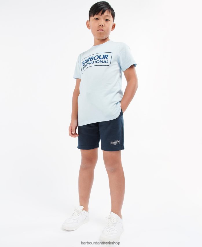 grå mergel essentiel logo t-shirt BR2BR22537 drenge Barbour tøj