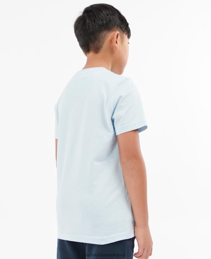 grå mergel essentiel logo t-shirt BR2BR22537 drenge Barbour tøj