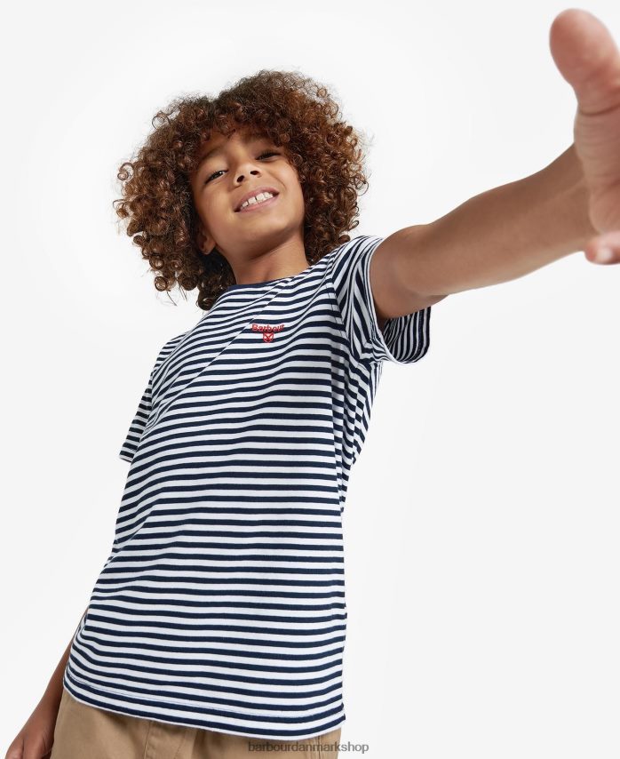 klassisk flåde blake t-shirt BR2BR22507 drenge Barbour tøj