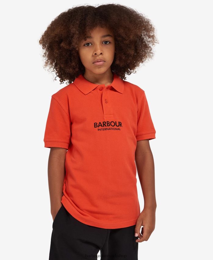 krydret appelsin formel polo shirt BR2BR22540 drenge Barbour tøj