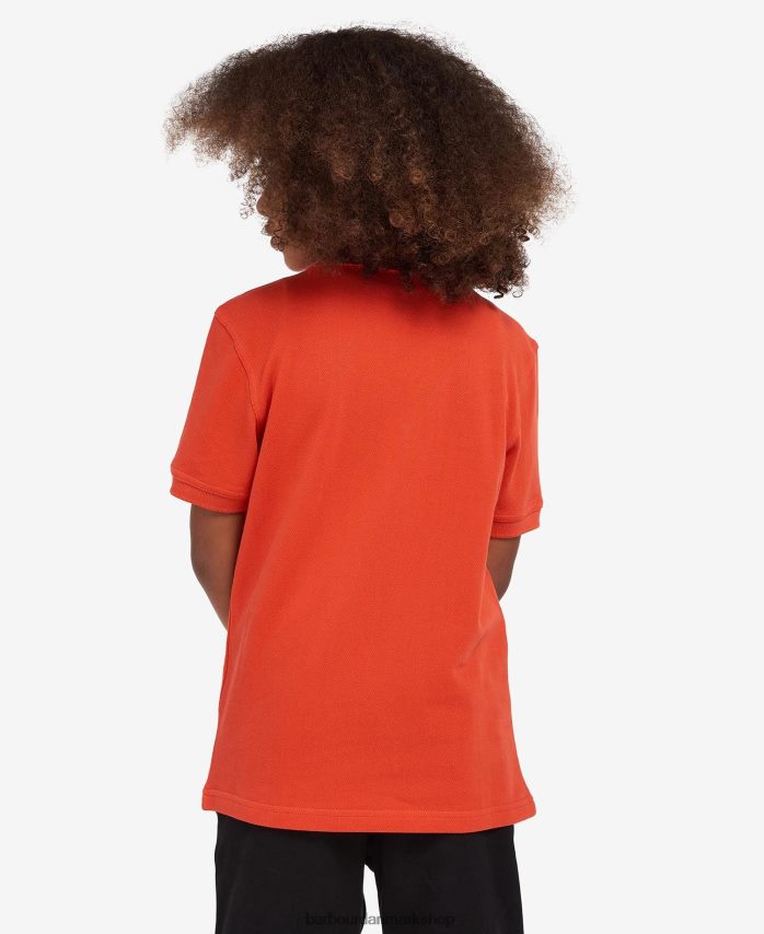 krydret appelsin formel polo shirt BR2BR22540 drenge Barbour tøj