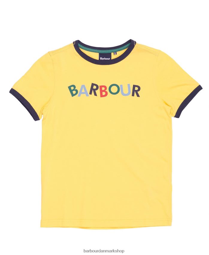 solbleget gul tam t-shirt BR2BR22524 drenge Barbour tøj