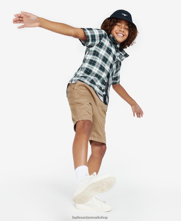 sommer efeu tartan oxbridge tartan skjorte BR2BR22515 drenge Barbour tøj