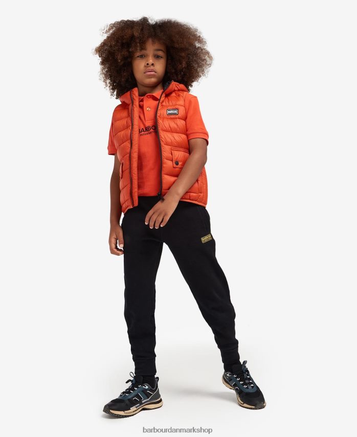klassisk orange racer-vest med hætte BR2BR22489 drenge Barbour tøj