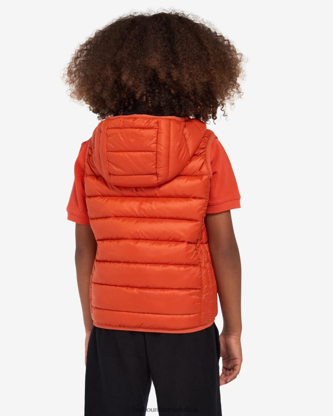 klassisk orange racer-vest med hætte BR2BR22489 drenge Barbour tøj
