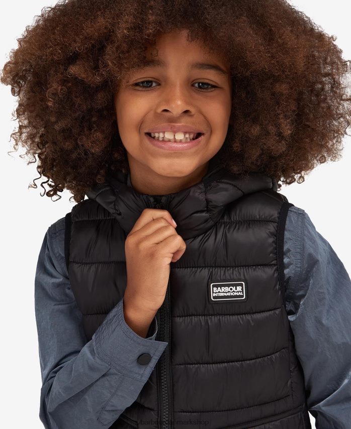 klassisk orange racer-vest med hætte BR2BR22495 drenge Barbour tøj