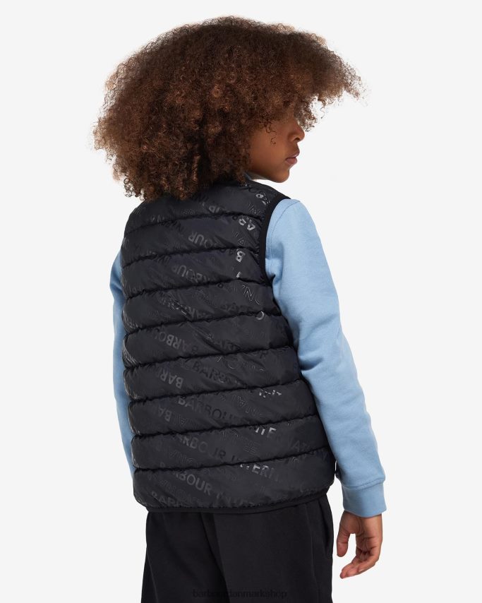 klassisk sort trykt sivbukse BR2BR22491 drenge Barbour tøj