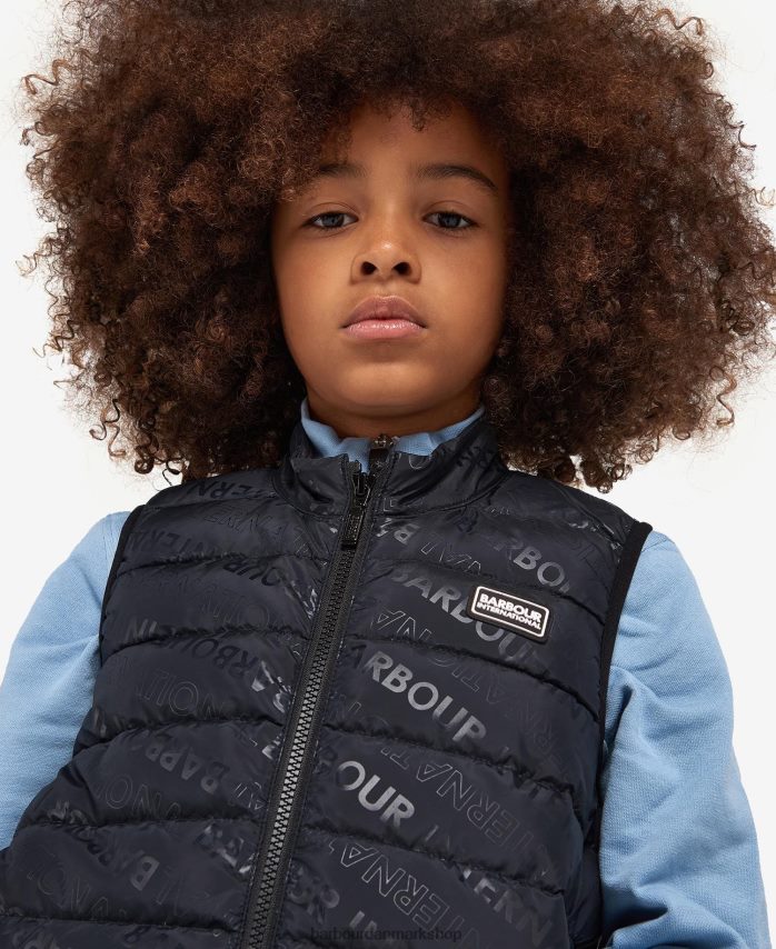 klassisk sort trykt sivbukse BR2BR22491 drenge Barbour tøj