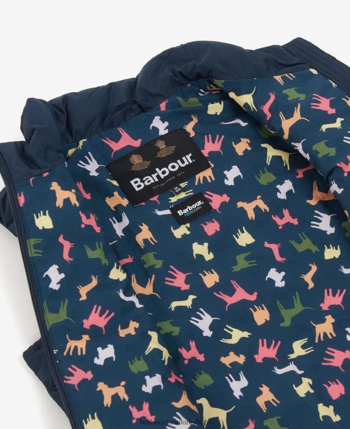 marine/marine multi hund yara gilet BR2BR22552 piger Barbour tøj