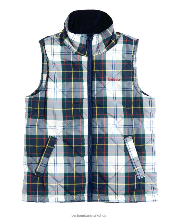 sommer efeu tartan finnar gilet BR2BR22494 drenge Barbour tøj