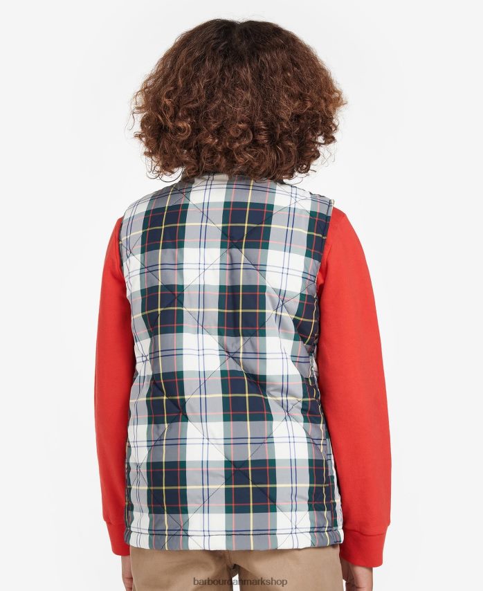 sommer efeu tartan finnar gilet BR2BR22494 drenge Barbour tøj