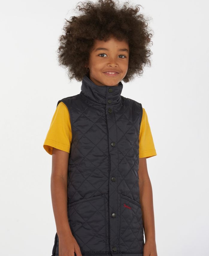 sort liddesdale gilet BR2BR22484 drenge Barbour tøj