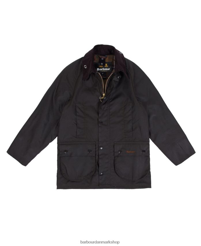 oliven beaufort vokset jakke BR2BR22472 drenge Barbour tøj
