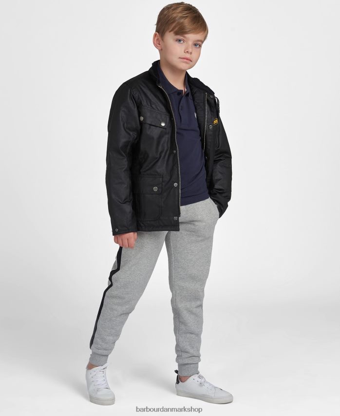 sort duke vokset jakke BR2BR22471 drenge Barbour tøj