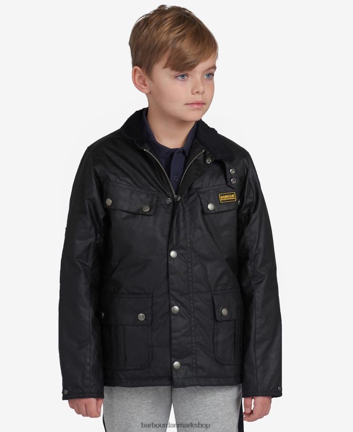 sort duke vokset jakke BR2BR22471 drenge Barbour tøj