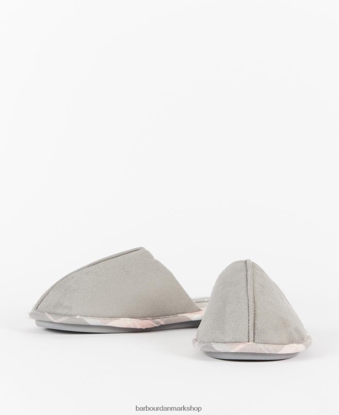 grå simone hjemmesko BR2BR22046 Kvinder Barbour fodtøj