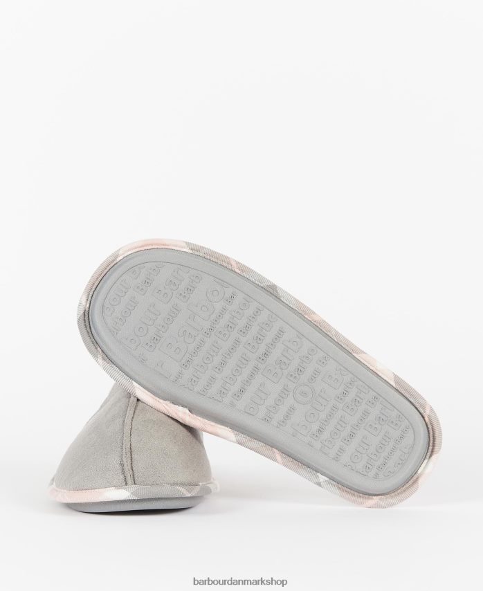 grå simone hjemmesko BR2BR22046 Kvinder Barbour fodtøj