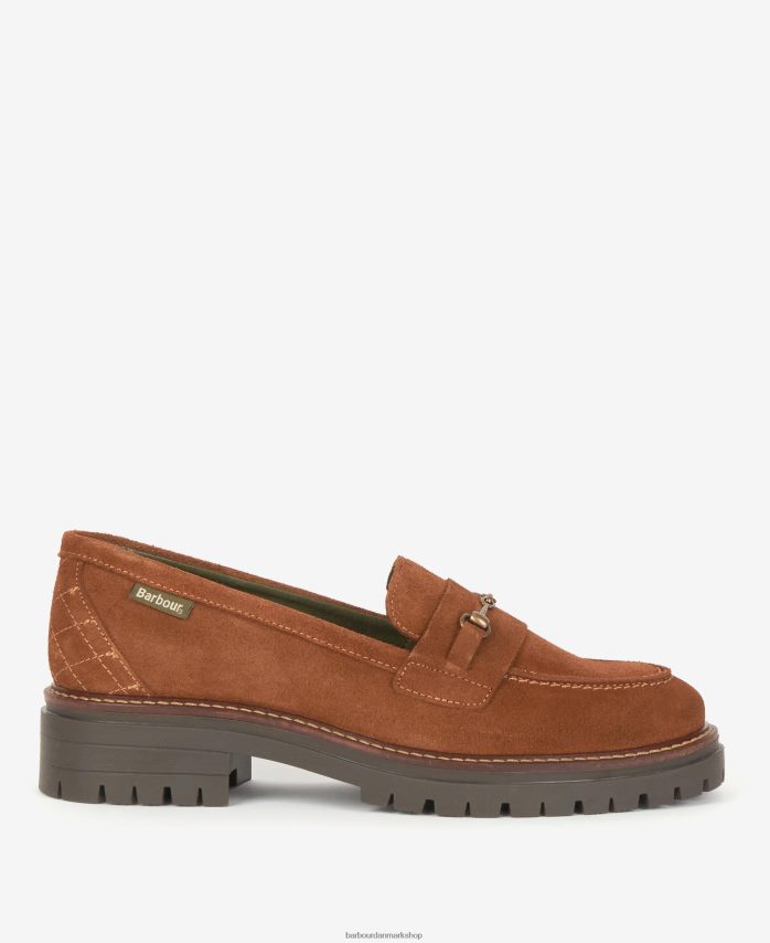 cognac brooke horsebit loafers BR2BR22140 Kvinder Barbour fodtøj