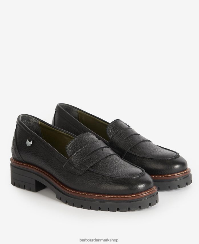 mørkebrun velma loafers BR2BR22141 Kvinder Barbour fodtøj