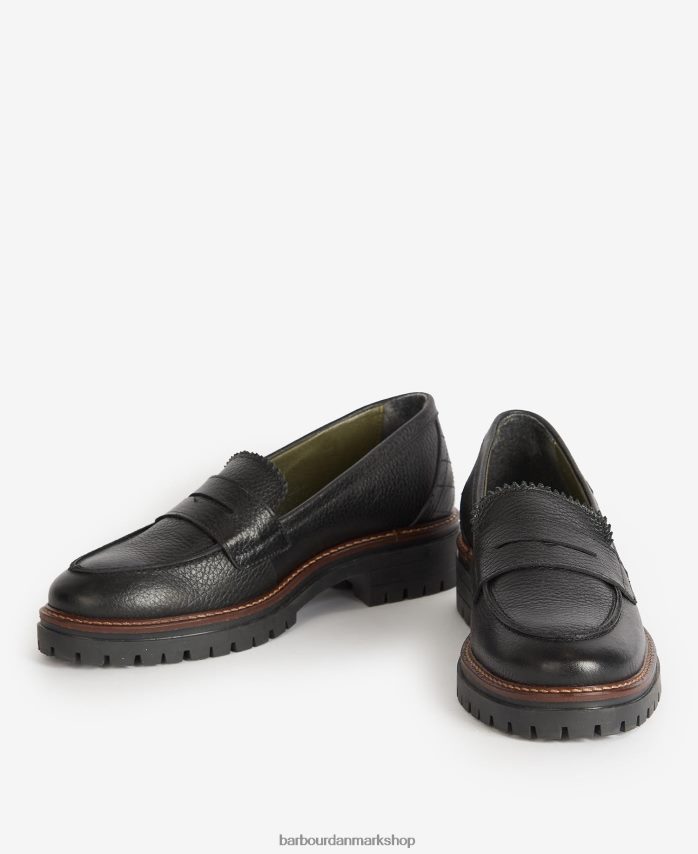 mørkebrun velma loafers BR2BR22141 Kvinder Barbour fodtøj