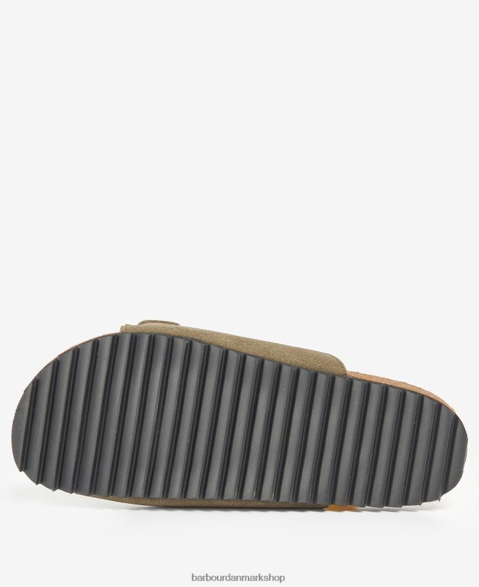 olivin ruskind allegra sandaler med to stropper BR2BR22113 Kvinder Barbour fodtøj