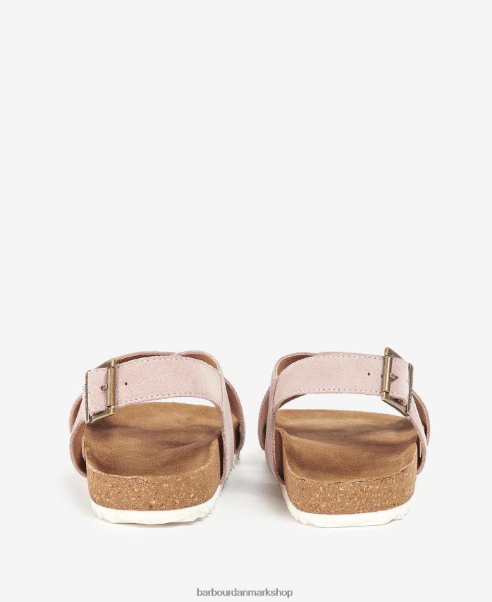 sølv pæon ruskind rochelle sandaler BR2BR22100 Kvinder Barbour fodtøj