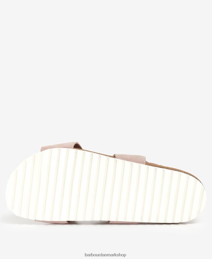 sølv pæon ruskind rochelle sandaler BR2BR22100 Kvinder Barbour fodtøj