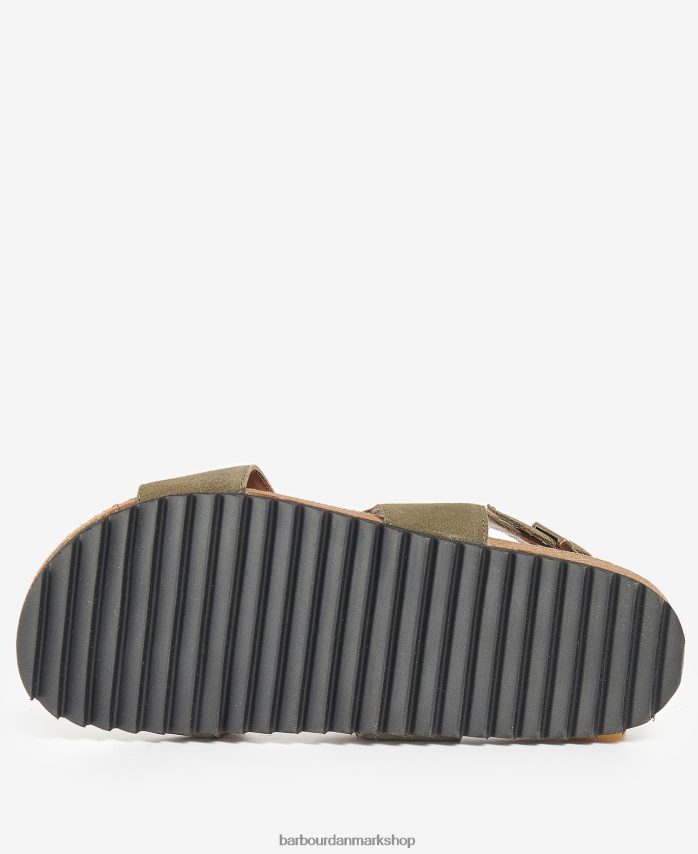 sølv pæon ruskind rochelle sandaler BR2BR22119 Kvinder Barbour fodtøj