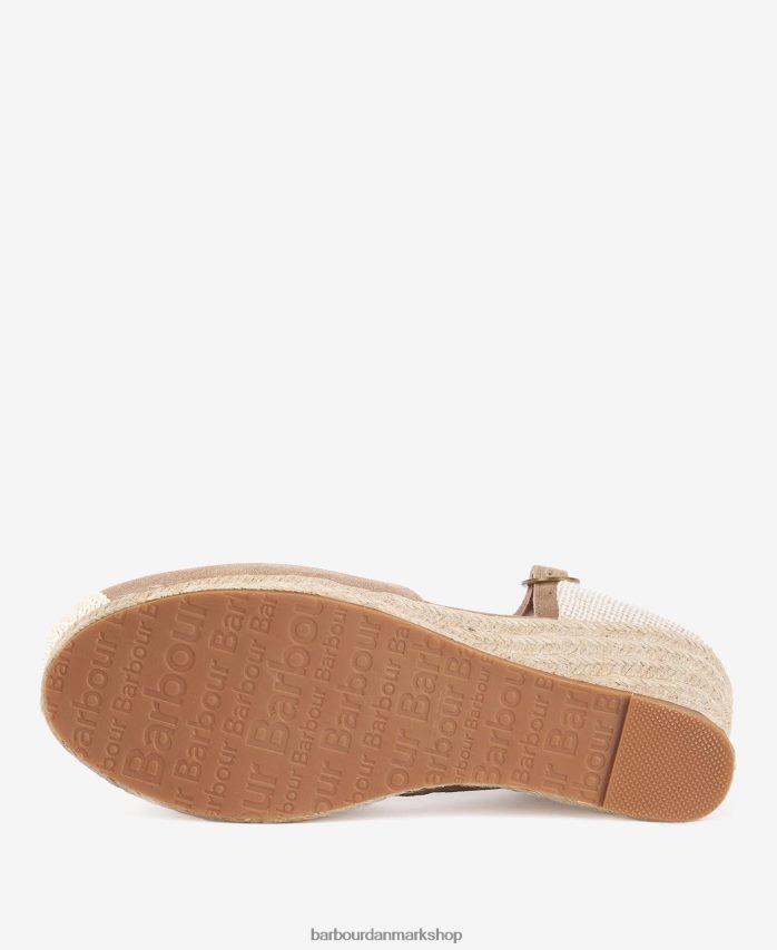 sand frances espadrillekiler BR2BR22095 Kvinder Barbour fodtøj