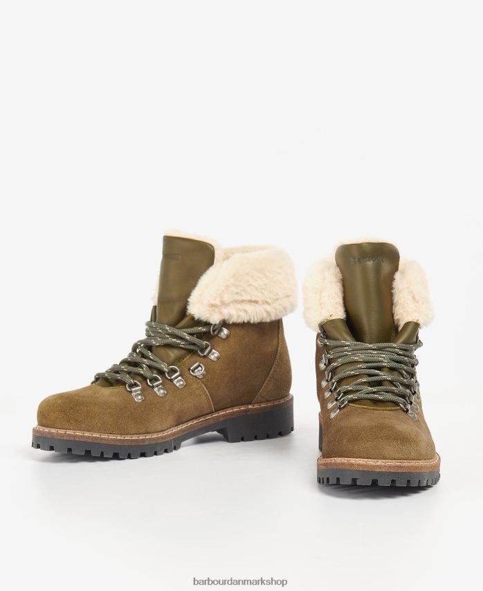 kaki paisley støvler BR2BR22080 Kvinder Barbour fodtøj