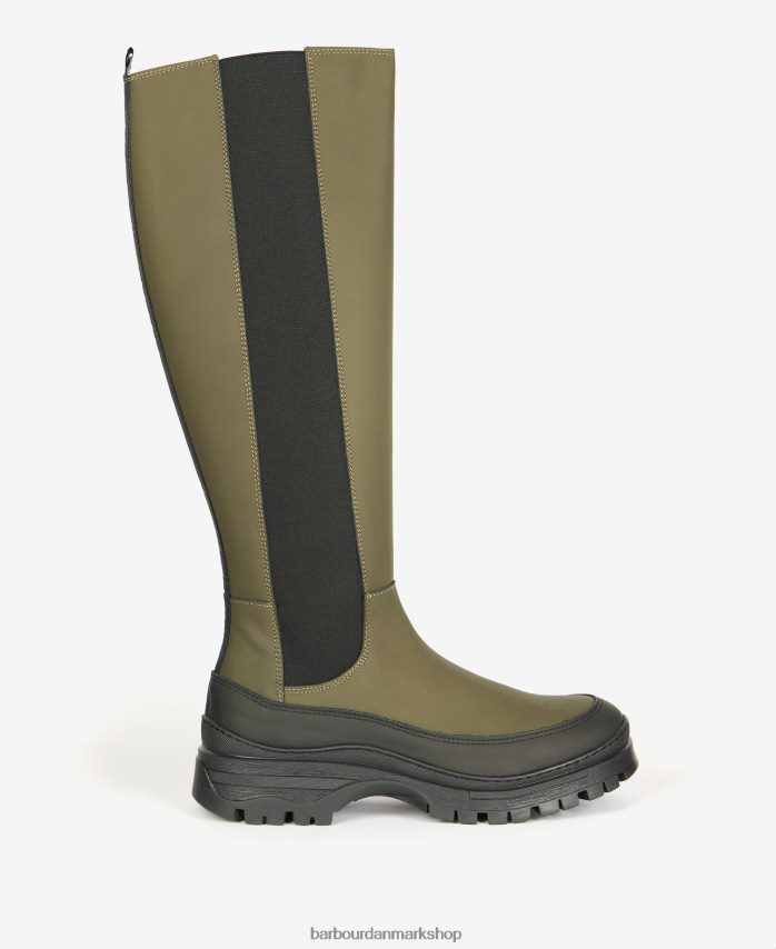 mørk kaki podiestøvler BR2BR22063 Kvinder Barbour fodtøj