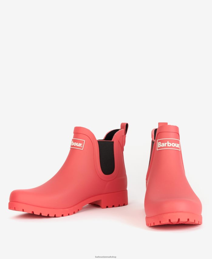 marineblå blomster wilton gummistøvler BR2BR22150 Kvinder Barbour fodtøj