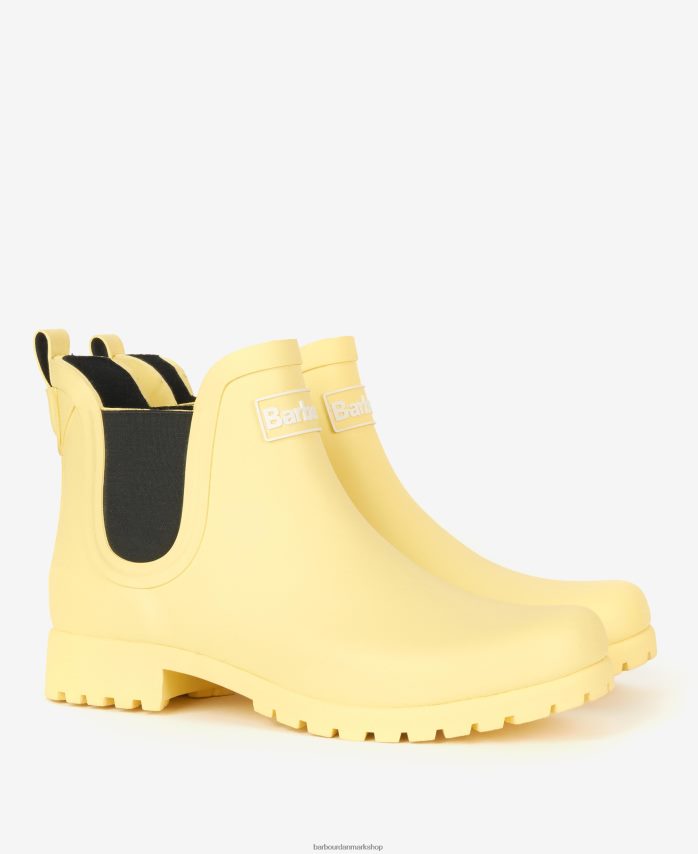 marineblå blomster wilton gummistøvler BR2BR22168 Kvinder Barbour fodtøj