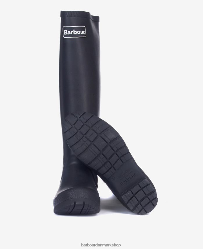 sort Abbey Wellington støvler BR2BR22155 Kvinder Barbour fodtøj