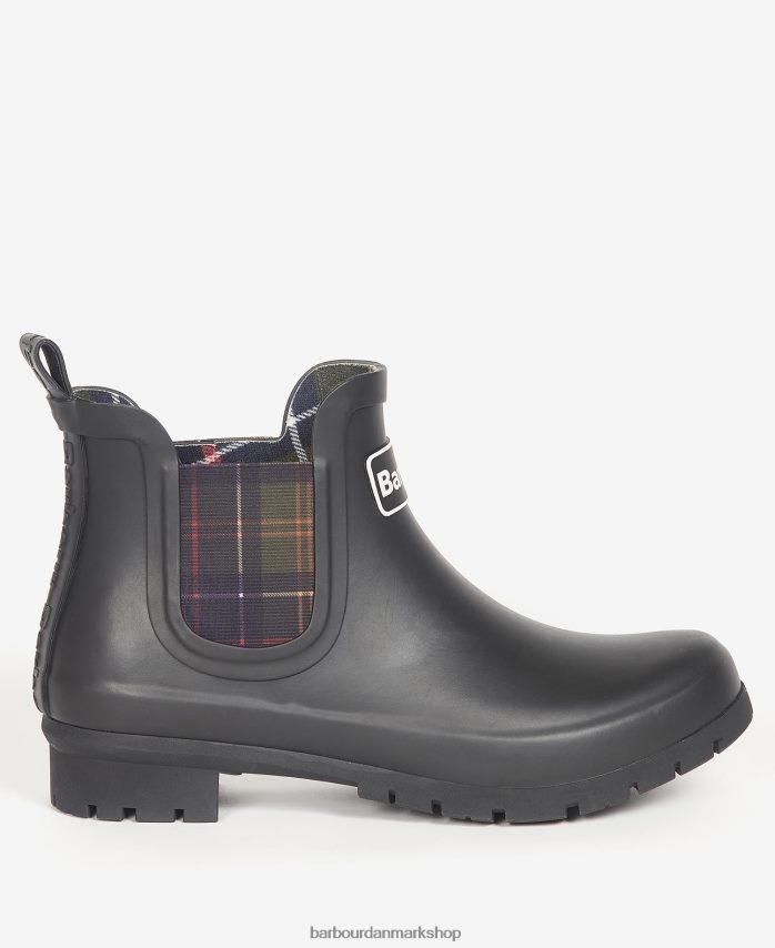 sort kingham wellingtons BR2BR22156 Kvinder Barbour fodtøj