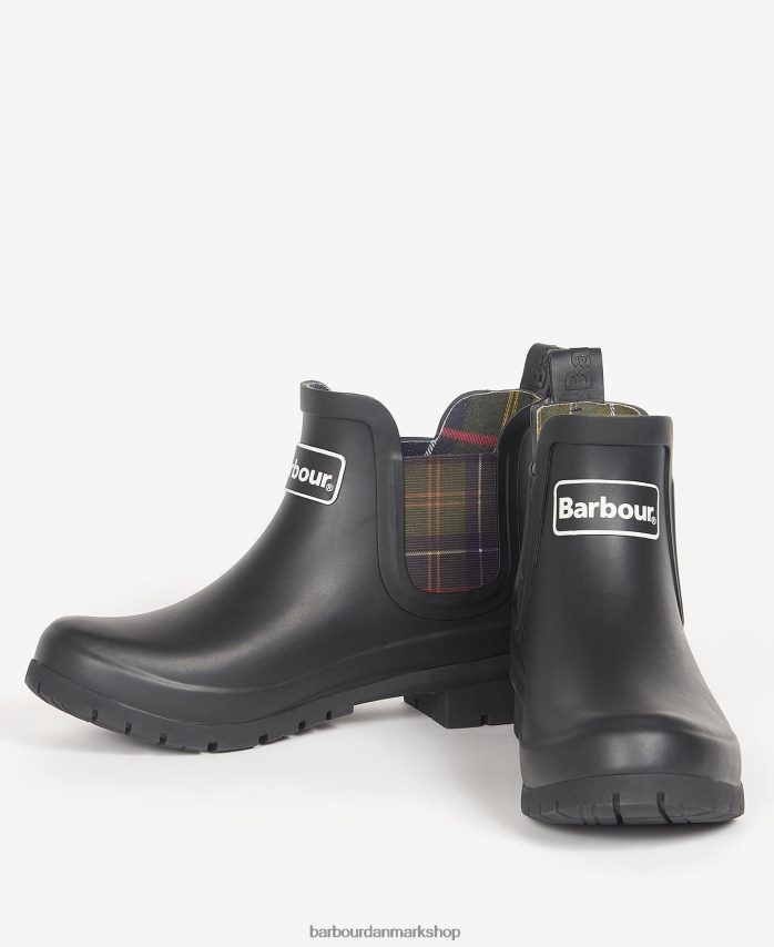 sort kingham wellingtons BR2BR22156 Kvinder Barbour fodtøj