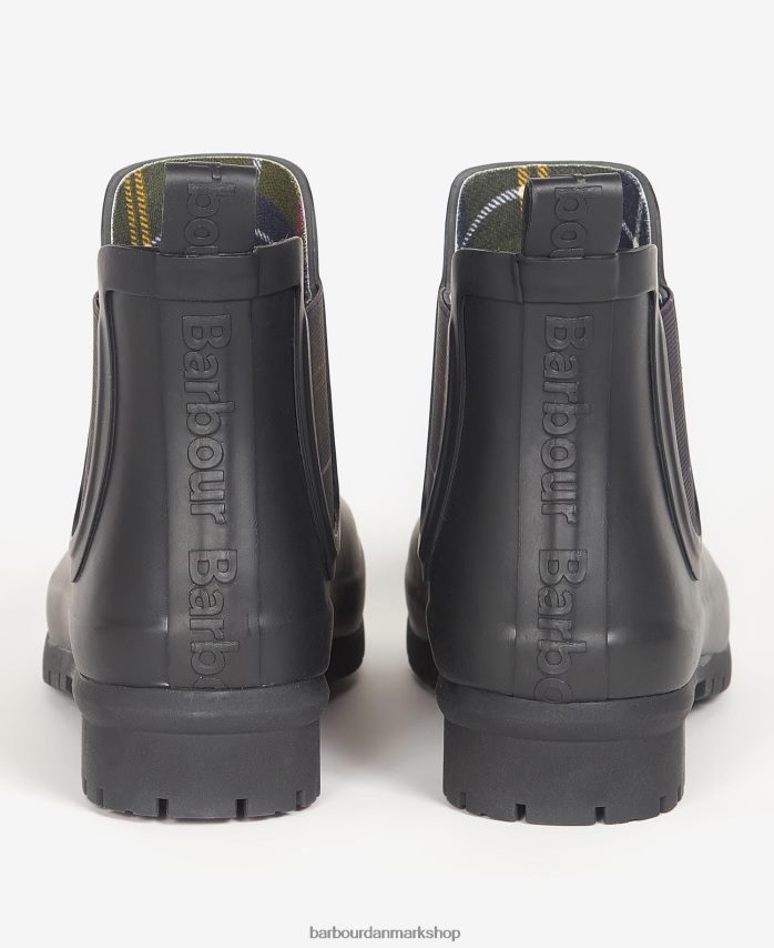 sort kingham wellingtons BR2BR22156 Kvinder Barbour fodtøj