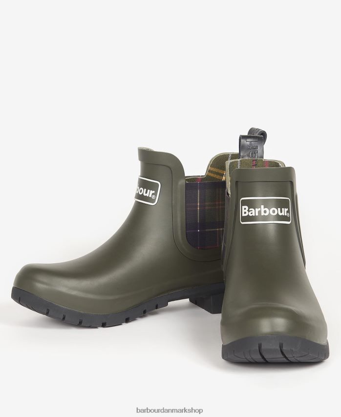 sort kingham wellingtons BR2BR22159 Kvinder Barbour fodtøj