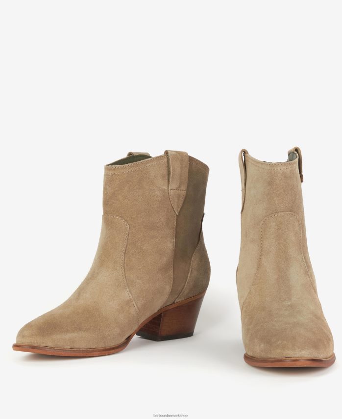 taupe sandede westernstøvler BR2BR22053 Kvinder Barbour fodtøj