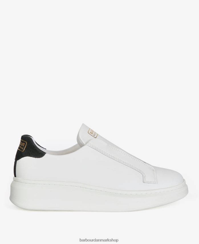 hvid carrie trænere BR2BR22136 Kvinder Barbour fodtøj